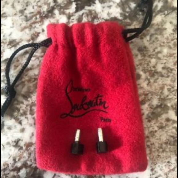 Authentic Christian Louboutin Black Sequin Heels - 38.5 - New Year Shoes!! - Picture 7 of 7